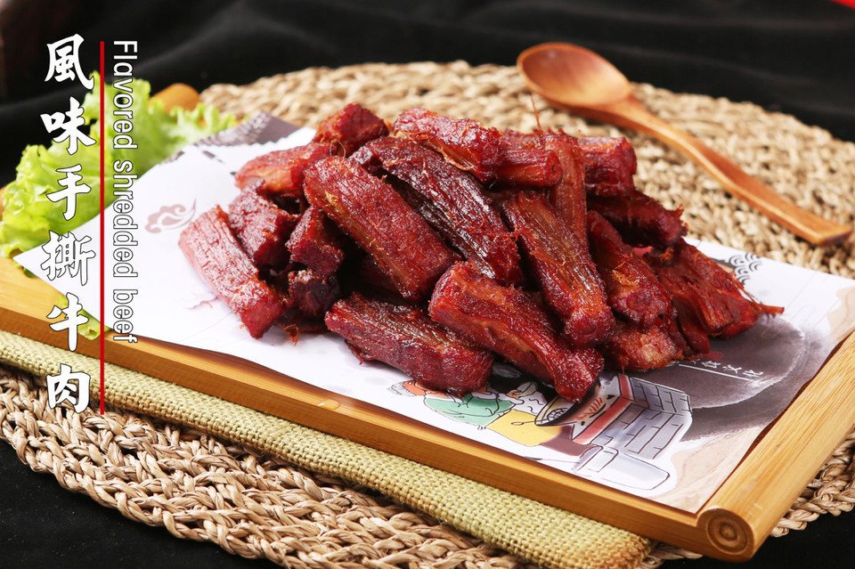 风味手撕牛肉图片
