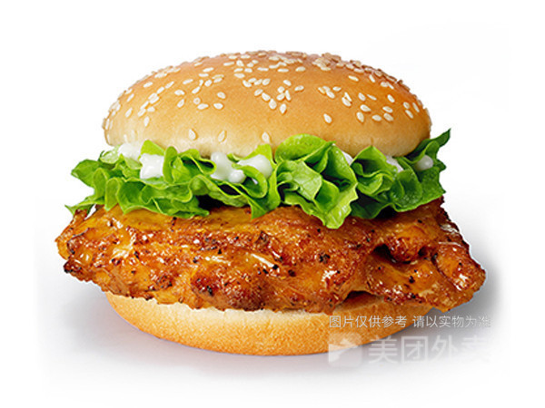 板烧鸡腿堡w图片