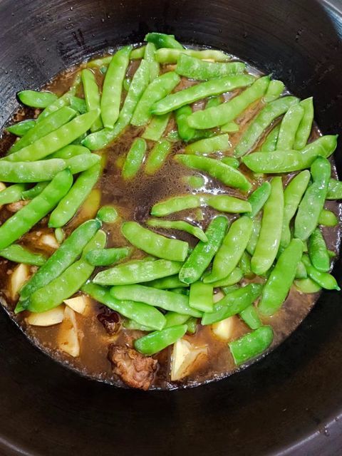 排骨炖豆角图片