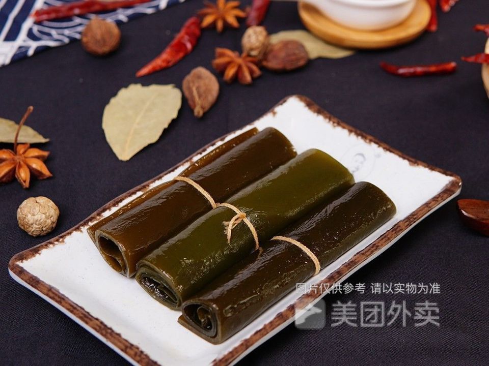 卤汁海带卷图片