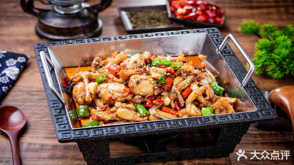 香辣紫苏跳跳蛙图片