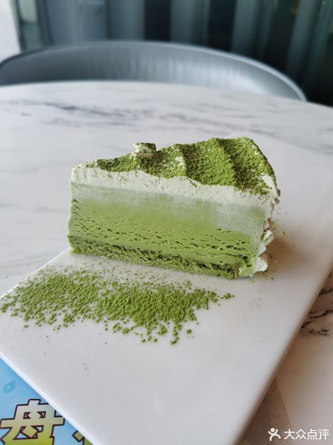 抹茶雪域蛋糕图片