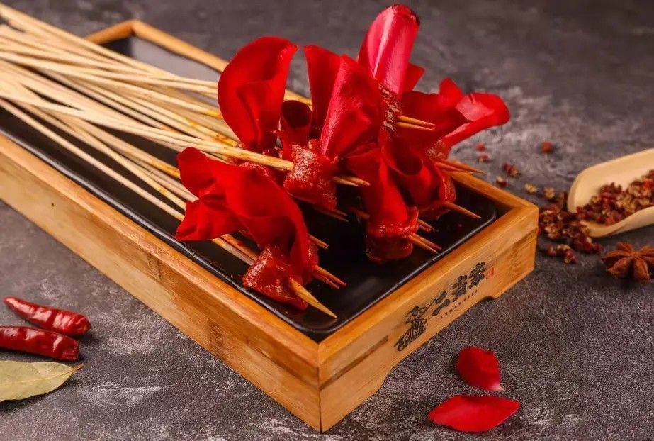 玫瑰花牛肉图片