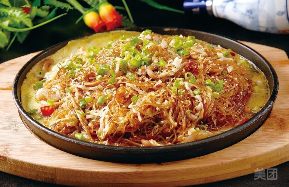 铁板粉丝包菜图片