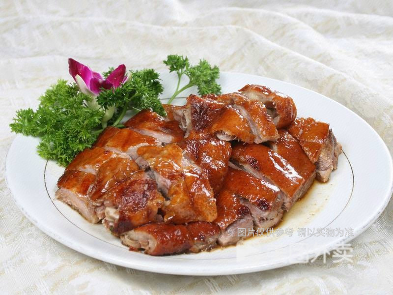 烧鹅拼鹅肾饭图片