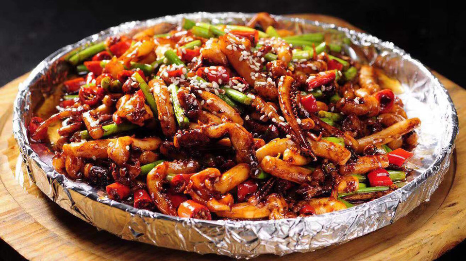 韭香鱿鱼须图片