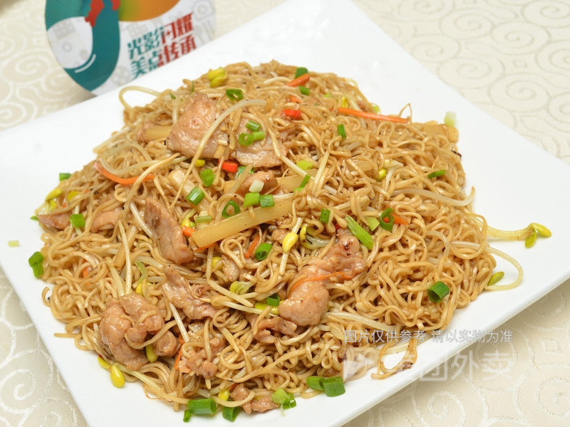 肉丝炒米粉图片