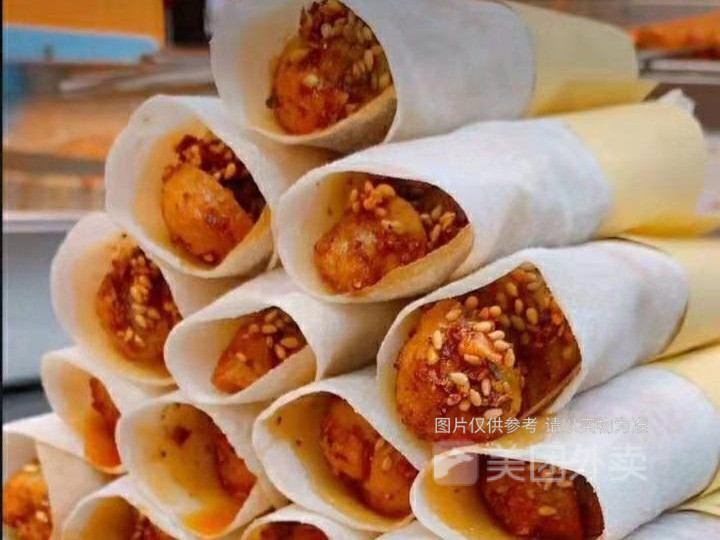 烙馍卷面筋图片