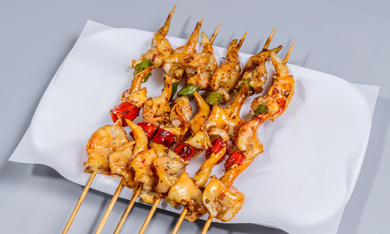 烤鸟贝串图片