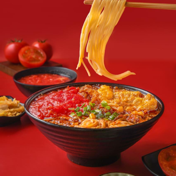 1985牛市口番茄煎蛋面图片