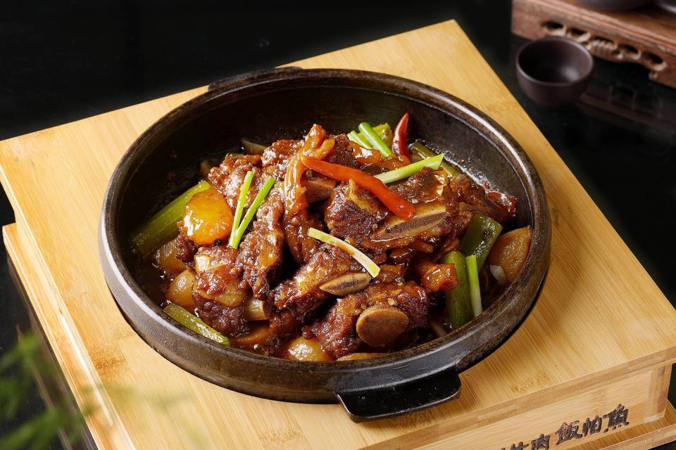 石锅牛排(大份)图片