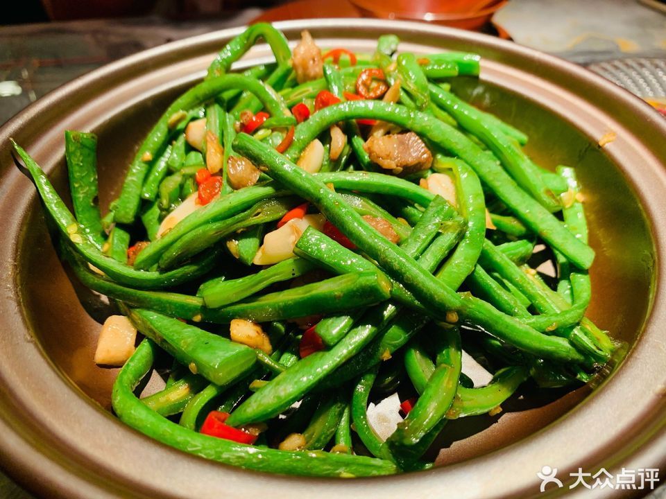 砂锅有机四季豆图片