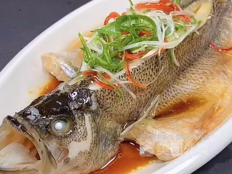 清蒸海鲈鱼图片