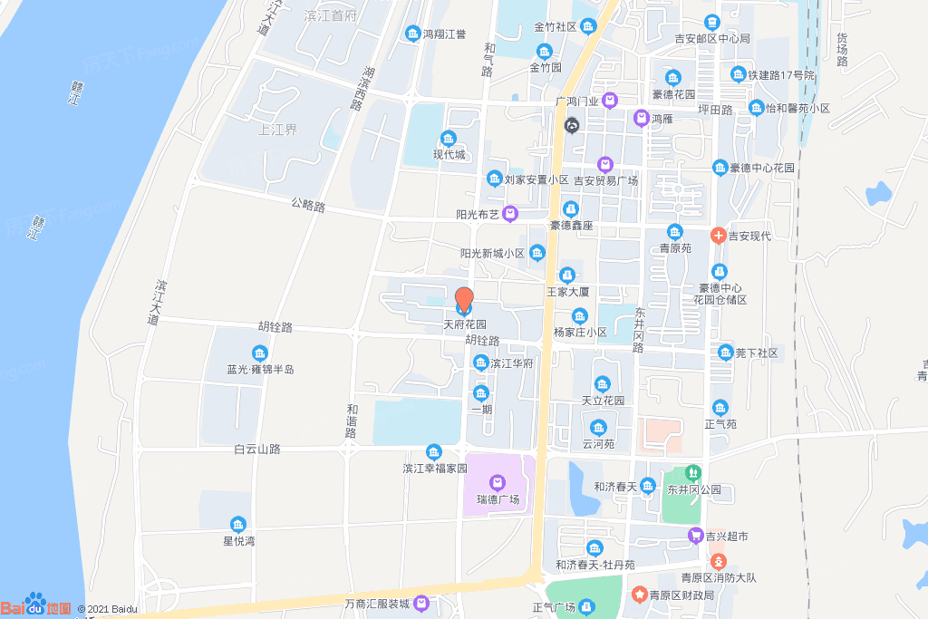 【天府花园小区】地址,电话,路线,周边设施