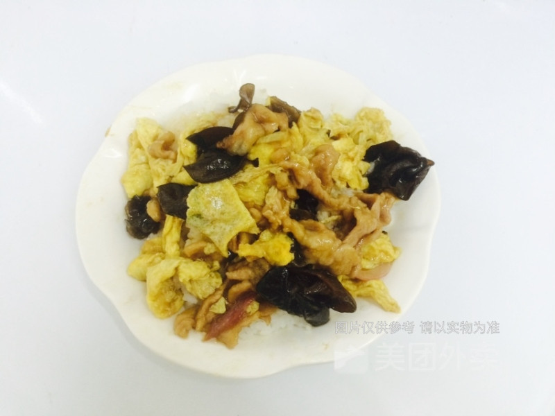 醋溜木须盖饭图片