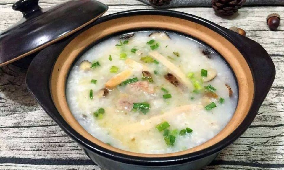 山药滋补财鱼粥图片