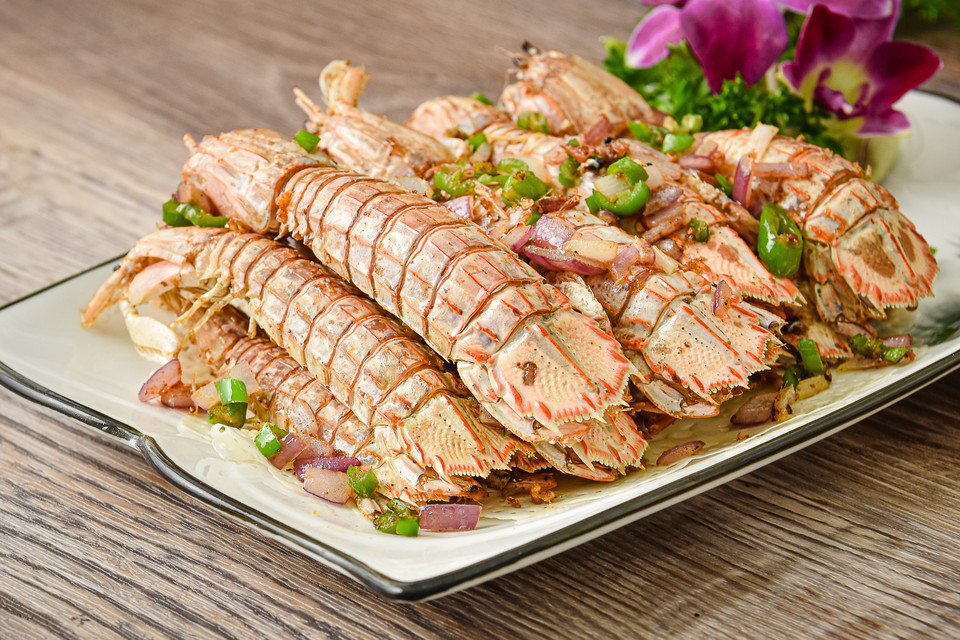 椒盐皮皮虾图片