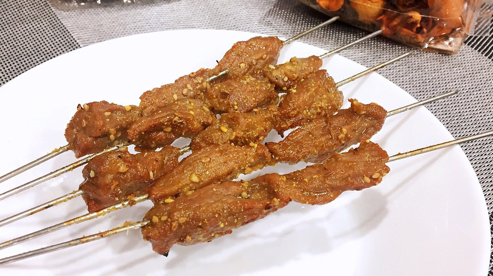 酱香牛肉串图片