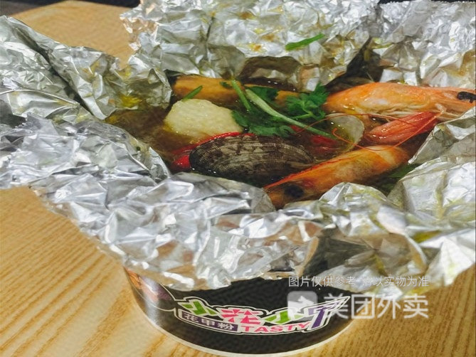 锡纸亲亲肠图片