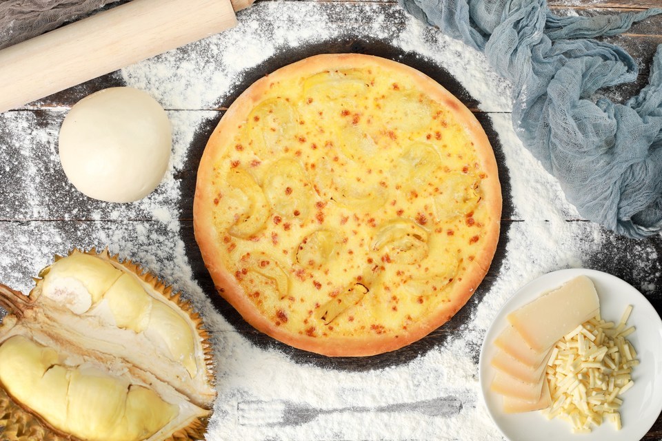 泰国金枕榴莲披萨图片