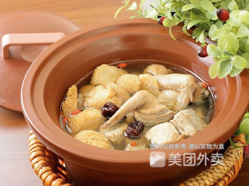 猴头菇煲鸡汤图片