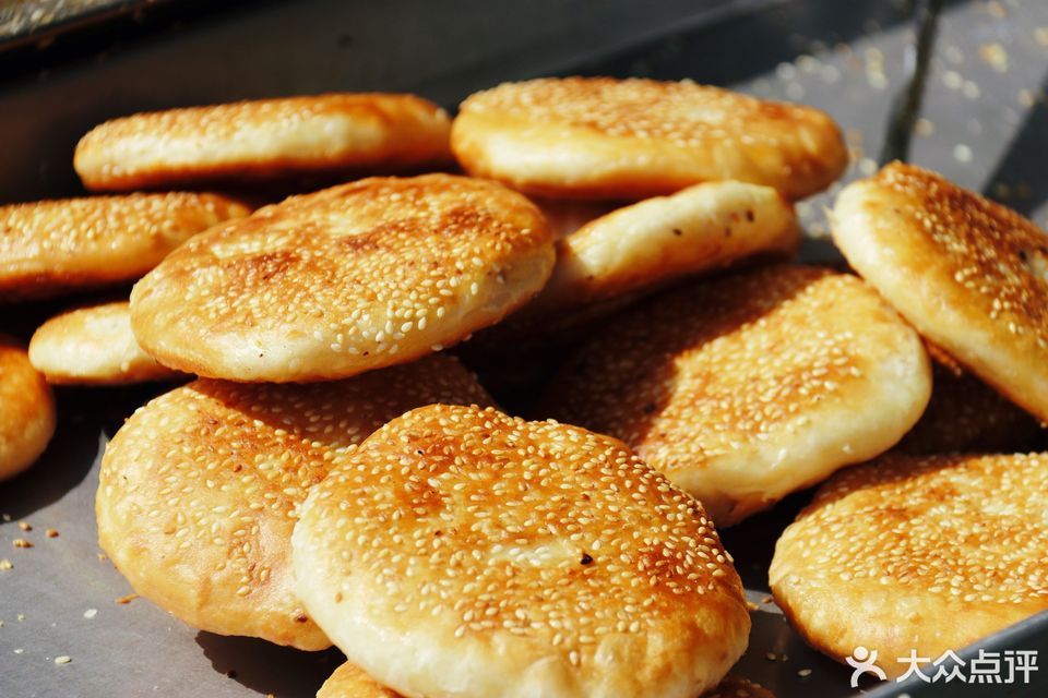 白糖甜烧饼图片