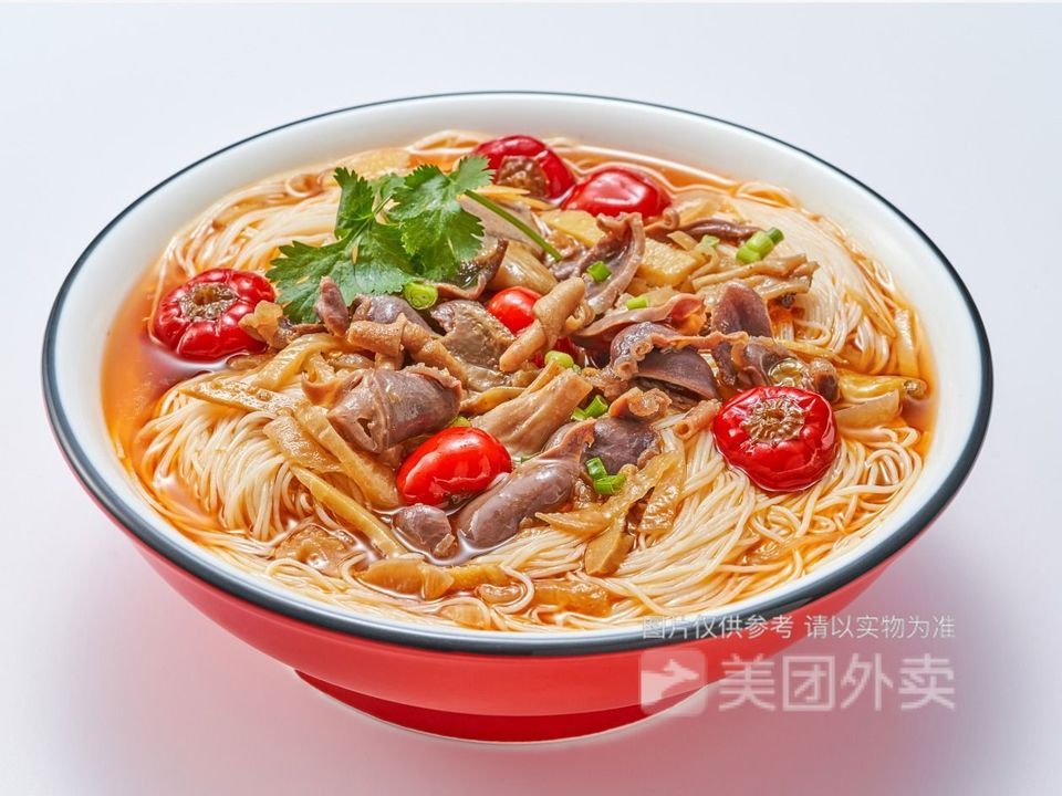泡椒鸡杂面图片