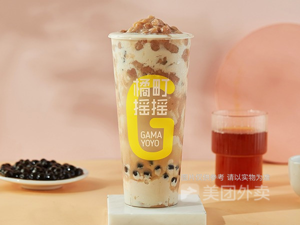 芋泥波波麻薯图片