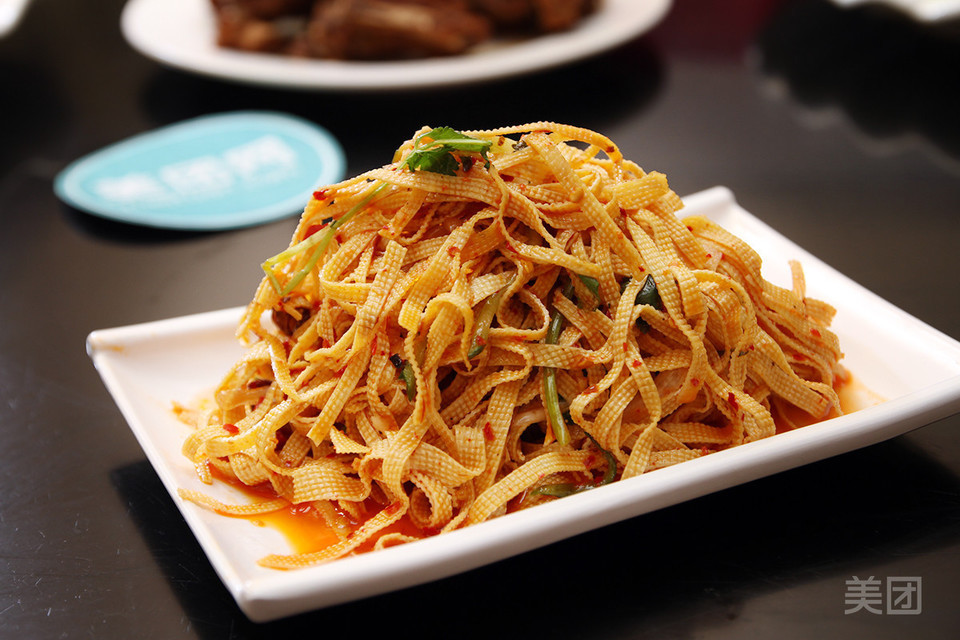 拌干豆腐丝图片