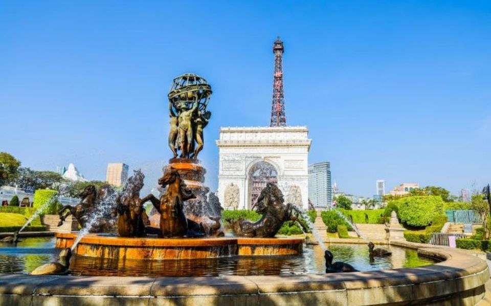 法国四大洲喷泉图片