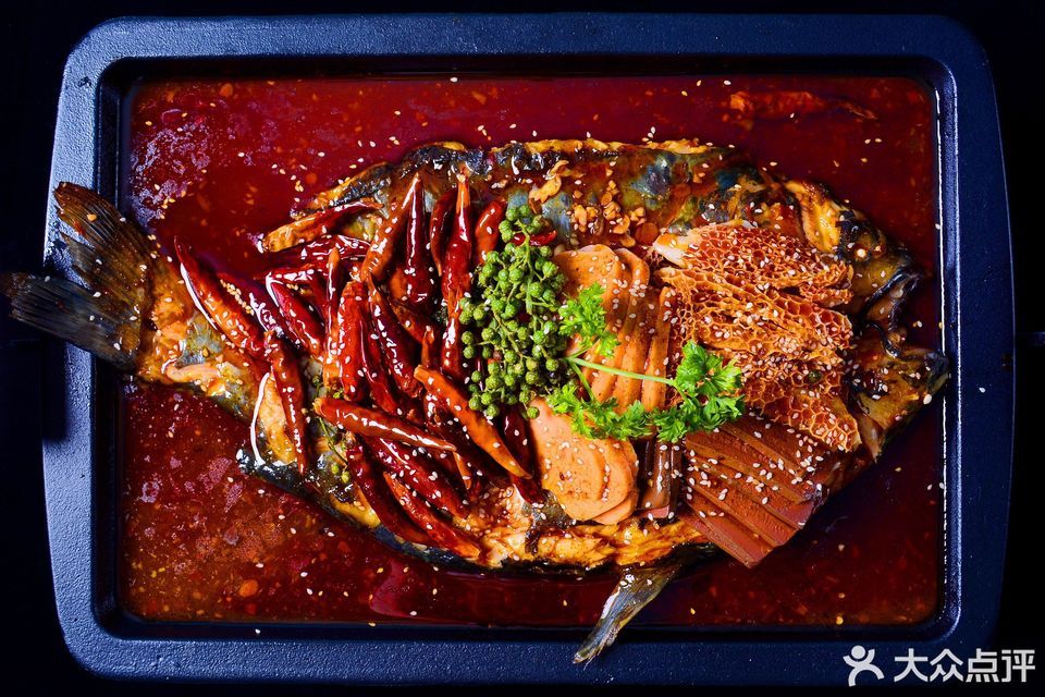 毛血旺烤鱼图片