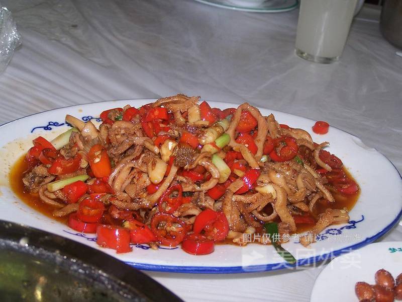 回锅牛肚盖浇饭图片