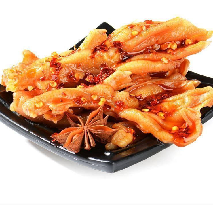 麻辣去骨鸭掌图片