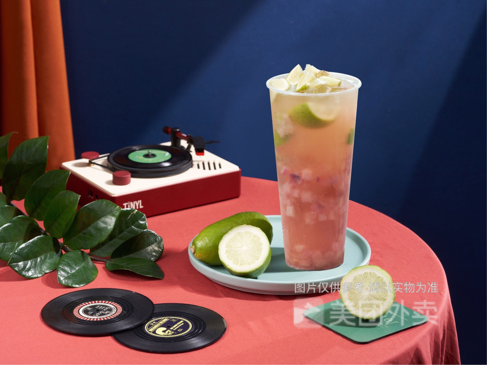 桃桃乌龙柠檬茶图片