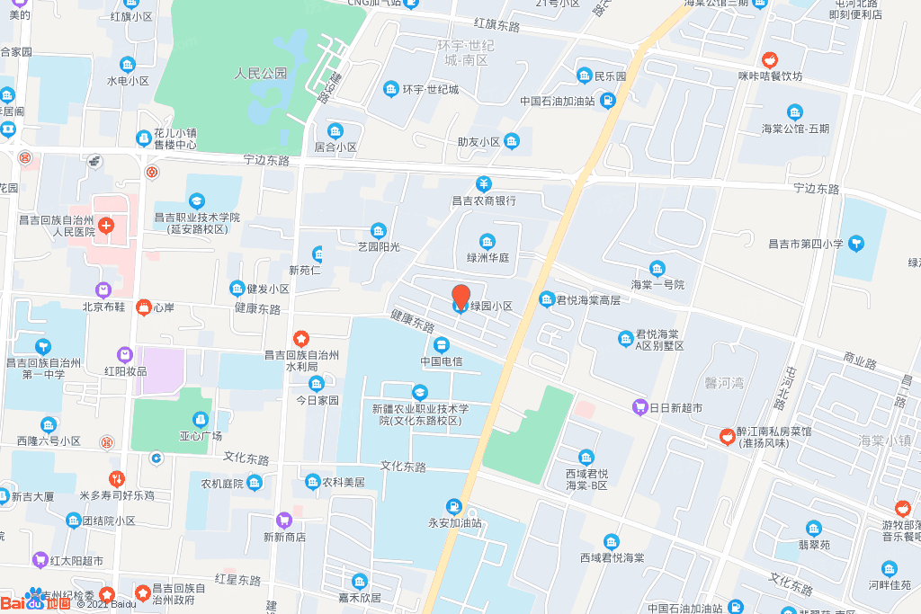 【昌吉市君悦海棠】地址,电话,路线,周边设施_360地图