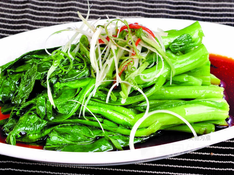 白灼广东菜心图片