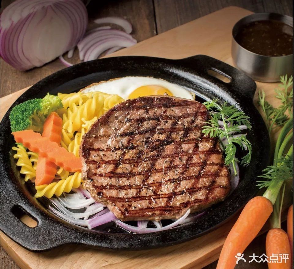 英式经典雪菲牛排图片