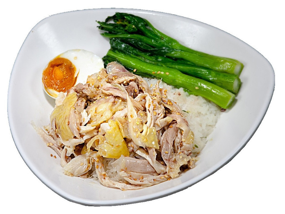 手撕鸡饭图片