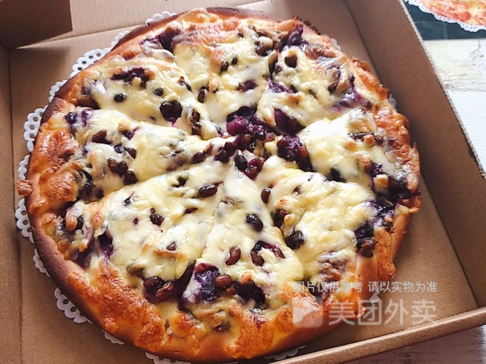 奶香紫薯披萨图片