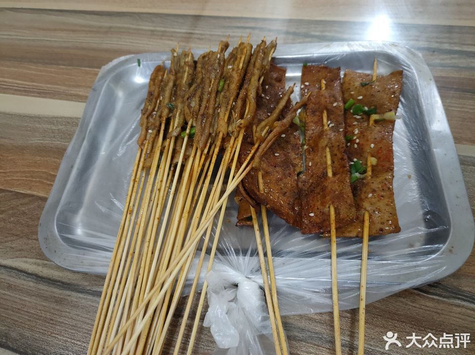 烧烤豆皮照片真实照片图片