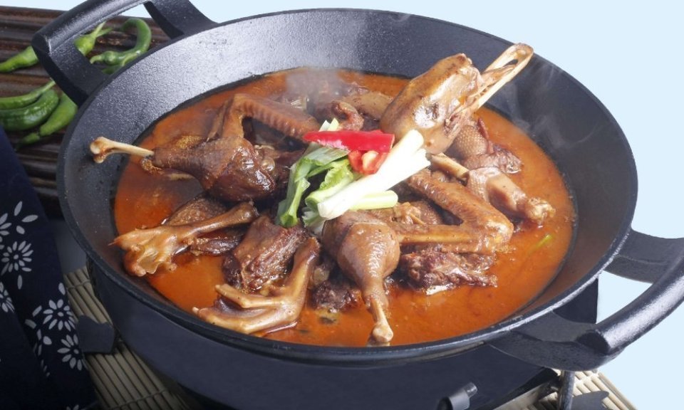 钱粮湖土鸭锅
