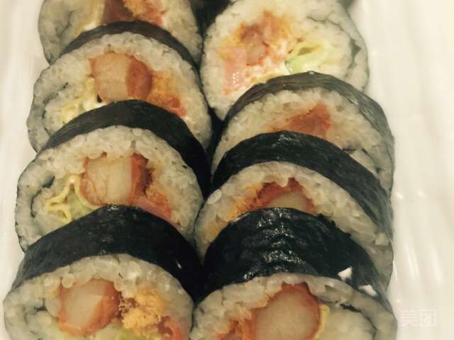 奥尔良鸡排紫菜包饭图片