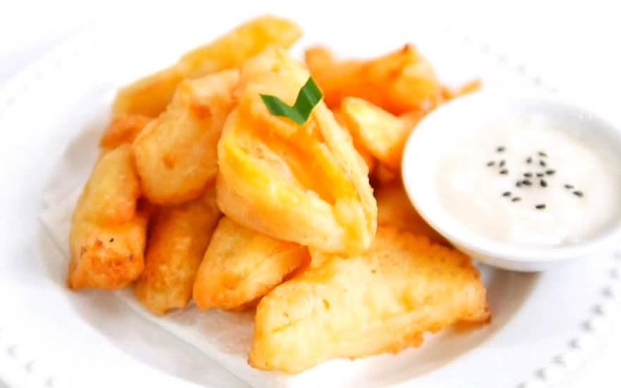 脆皮炸菠萝图片