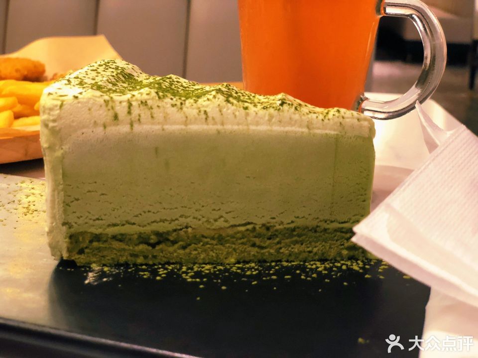 抹茶雪域蛋糕图片