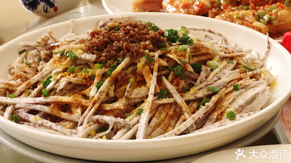 肉末芋头丝图片