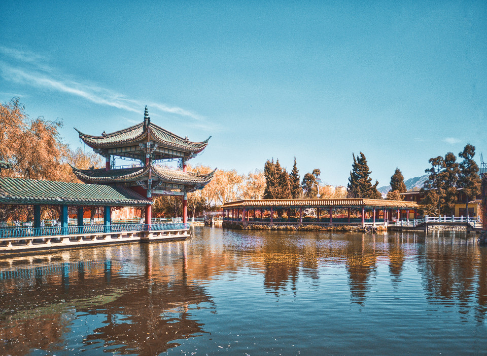 宣威市宛水公园图片