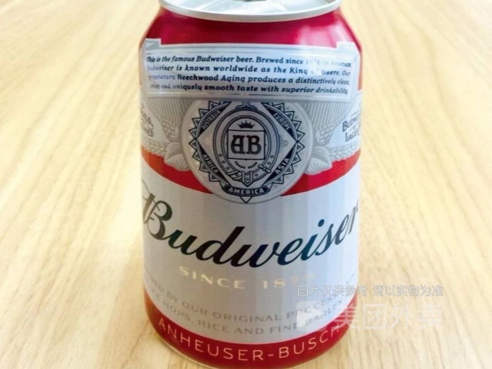 易拉罐百威啤酒图片