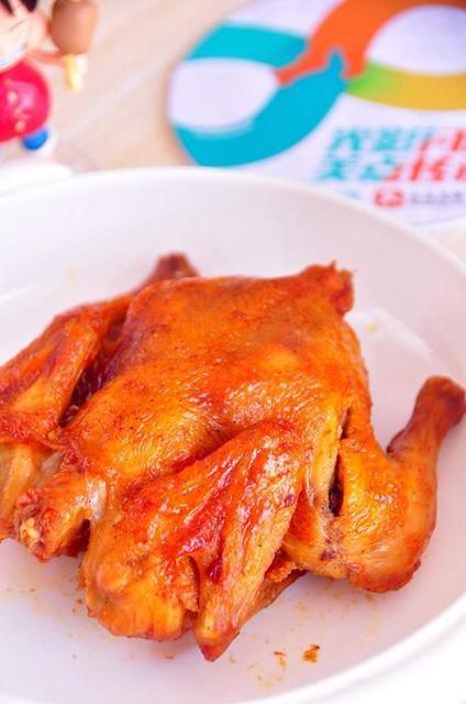 蜜汁手扒鸡图片