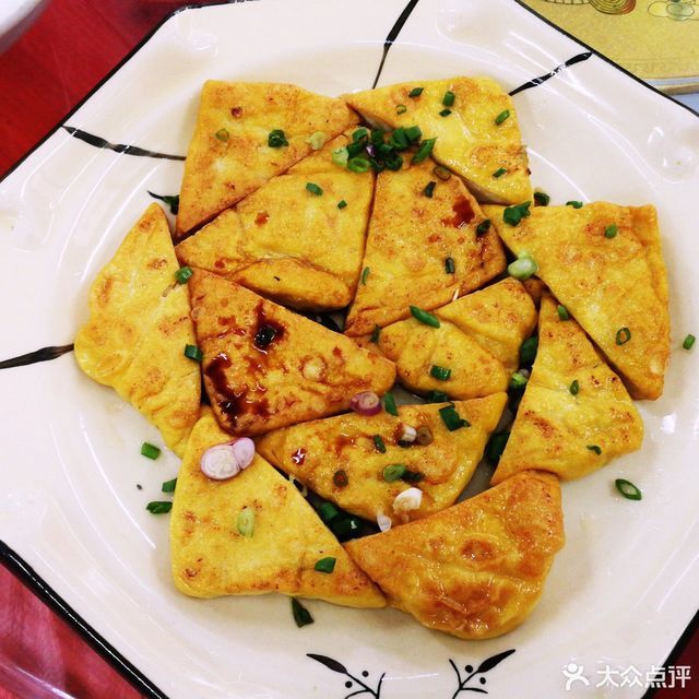 香煎黄豆腐图片