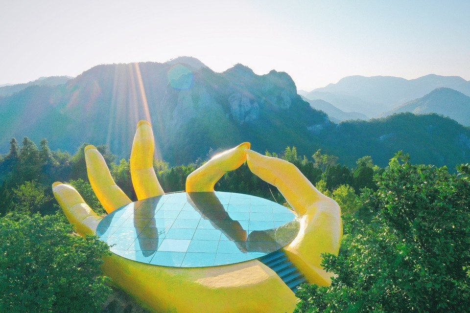 五指岩景区图片